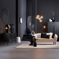 Light & Living Feres spiegel 70x5x180 cm - mat zwart