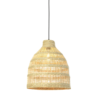 Light & Living Sagar hanglamp Ø38x43 cm - zeegras/naturel