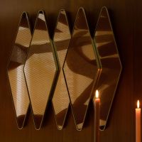 Dutchbone Kyoko spiegel - goud