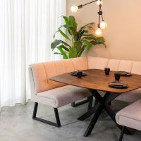 Label51 Blake eetkamertafel 130x130 cm mangohout