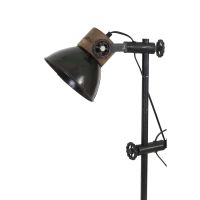 Light & Living Jody vloerlamp - zwart zink/hout bruin