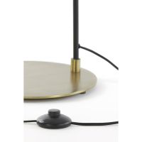 Light & Living Braja vloerlamp - mat zwart/antiek brons