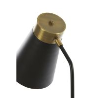 Light & Living Braja vloerlamp - mat zwart/antiek brons