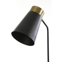 Light & Living Braja vloerlamp - mat zwart/antiek brons