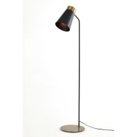 Light & Living Braja vloerlamp - mat zwart/antiek brons