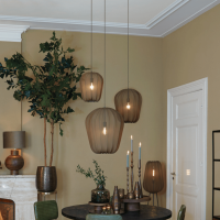 Plumeria hanglamp Ø42x50 cm donkergroen van het woonmerk Light&Living