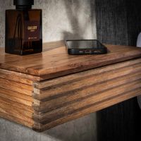 Fraaai Hugo nachtkastje klein - massief acacia naturel