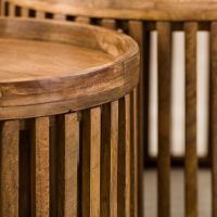 Odila salontafel mangohout set van 2 van het woonmerk Fraaai