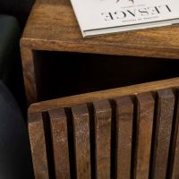 Odila nachtkastje mangohout set van 2 van het woonmerk Fraaai