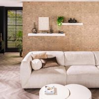 Fraaai Daphne wandplank 150 cm - marmer composiet