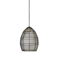Light & Living Meya hanglamp Ø23x31 cm - zwart-goud
