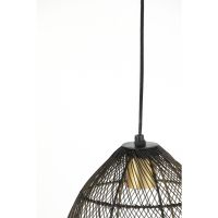 Light & Living Meya hanglamp Ø23x31 cm - zwart-goud