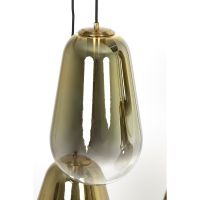 Light & Living Maeve hanglamp 7L - glas goud-helder/goud