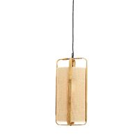Light & Living Sendai hanglamp Ø32x60 cm - zand+bamboe naturel