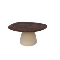 Brix Marron salontafel 86 cm - bruin