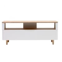 Nordic Home Rune tv-meubel - 120 cm - eikenhout - naturel/wit