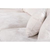 Vurna Christie 3-zits hoekbank links stof - champagne