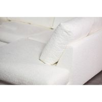 Vurna Trisha 3-zits hoekbank rechts stof - naturel