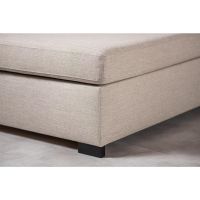 Vurna Mitch 3-zits hoekbank links stof - beige