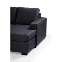 Vurna Lolita 7-zits hoekbank L+R, stof - antraciet