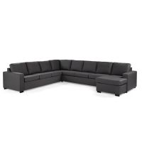 Vurna Lolita 7-zits hoekbank L+R, stof - antraciet