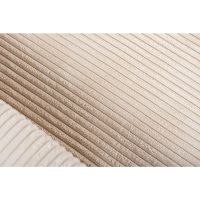 Vurna David 3-zits hoekbank rechts ribstof - beige