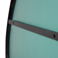 Romee spiegel organisch 100 x 70 cm metaal zwart van het woonmerk Woood