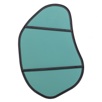 Romee spiegel organisch 100 x 70 cm metaal zwart van het woonmerk Woood