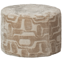 Woood Yago poef viscose - naturel