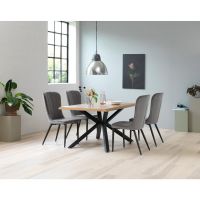 Nordic Home Olan eiken eettafel - 90x160 cm