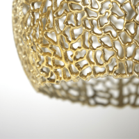 Sinula hanglamp Ø39x38 cm goud van het woonmerk Light & Living