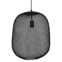 Reilley hanglamp Ø40x48 cm mat zwart van het woonmerk Light&Living