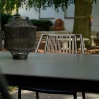 Shelo terrasstoel grijs