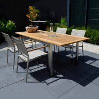 Tuintafel Marmaris RVS Uitschuifbaar