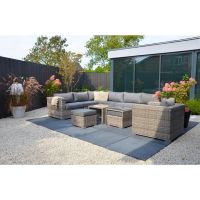 Loungestoel Perugia - grijs