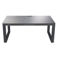 Loungetafel Tormenta 130x75 cm - antraciet
