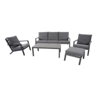 Loungebank Down Town - grijs