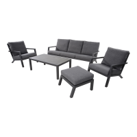 Loungebank Down Town - grijs