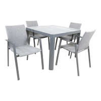 Stapelstoel Fardau nuance - zwart