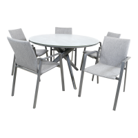 Stapelstoel Fardau nuance - zwart