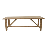 Tuintafel Castle recycled teak 240x100 cm - naturel