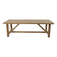Tuintafel Castle recycled teak 240x100 cm - naturel