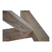 Tuintafel Castle recycled teak 240x100 cm - naturel