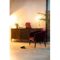 Dutchbone Class dressoir hoog MDF 45x180x80 cm bruin/goud