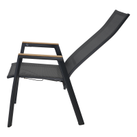 Standenstoel Amir teak nuance - antraciet