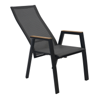 Standenstoel Amir teak nuance - antraciet