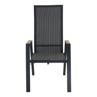 Standenstoel Amir teak nuance - antraciet