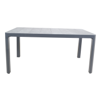 Tuintafel castilla onbonte 160x90 cm - lichtgrijs