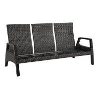 Loungebank Treviso Forte - antraciet