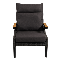 Loungestoel Florence Forte - zwart